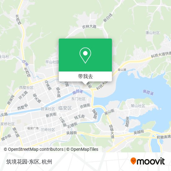 筑境花园-东区地图