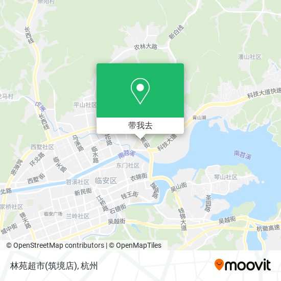 林苑超市(筑境店)地图