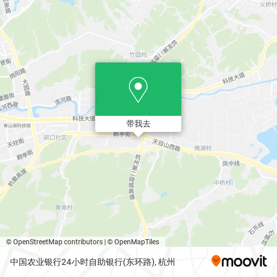 中国农业银行24小时自助银行(东环路)地图