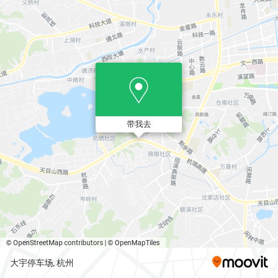 大宇停车场地图