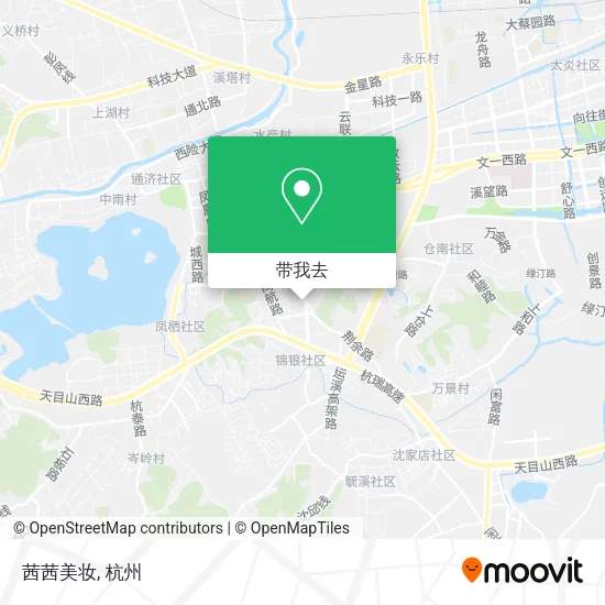 茜茜美妆地图