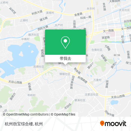 杭州劲宝综合楼地图