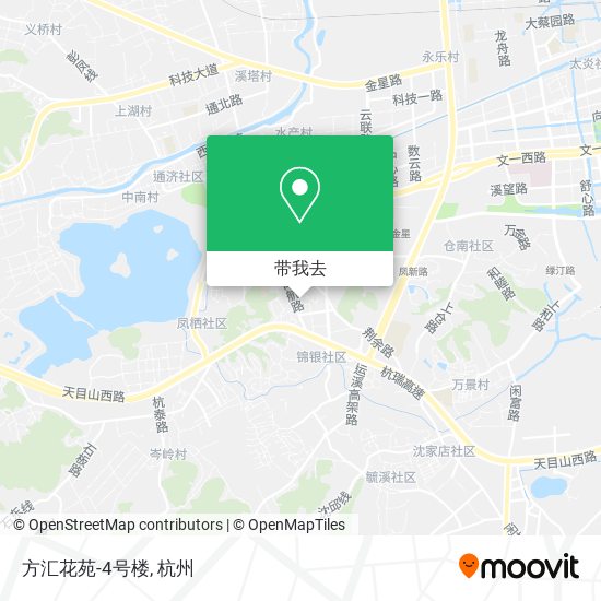 方汇花苑-4号楼地图