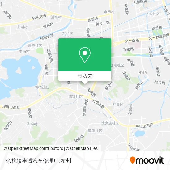 余杭镇丰诚汽车修理厂地图