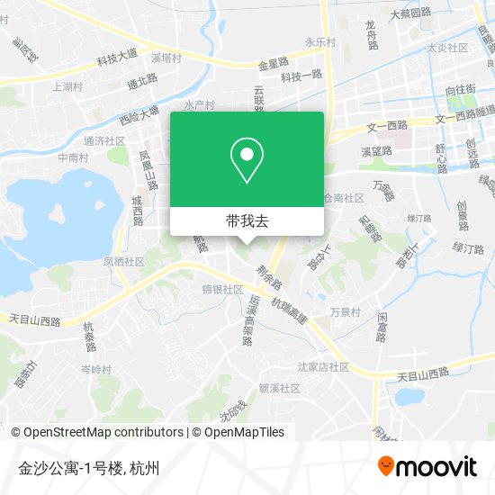金沙公寓-1号楼地图