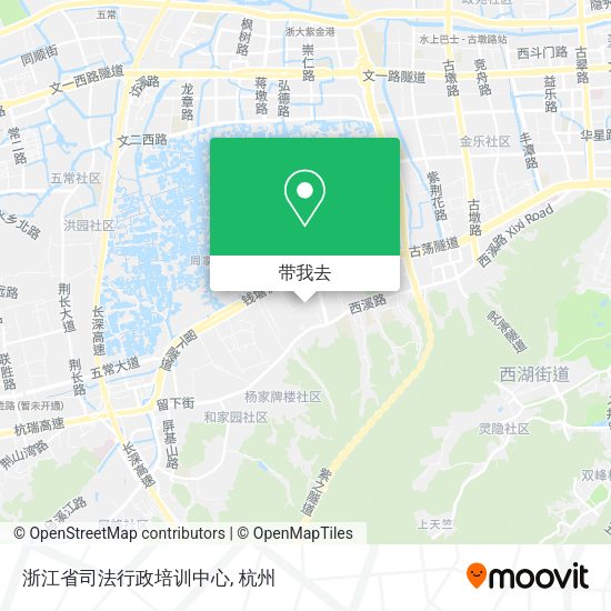 浙江省司法行政培训中心地图