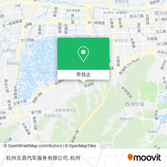 杭州京鼎汽车服务有限公司地图