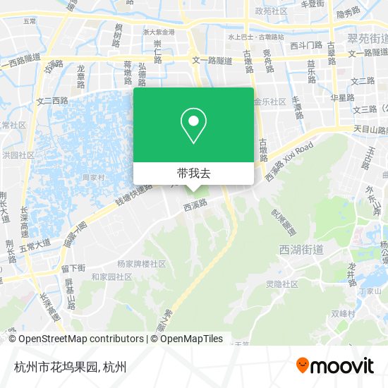 杭州市花坞果园地图