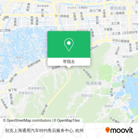别克上海通用汽车特约售后服务中心地图