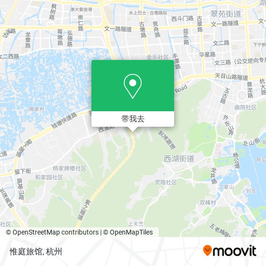 惟庭旅馆地图