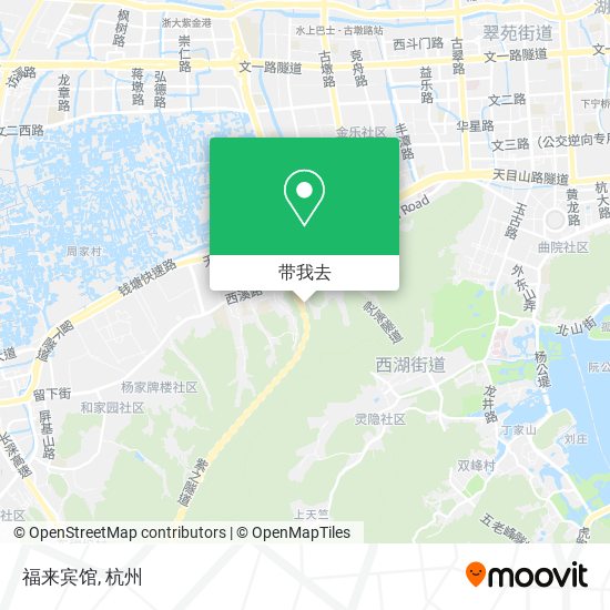 福来宾馆地图