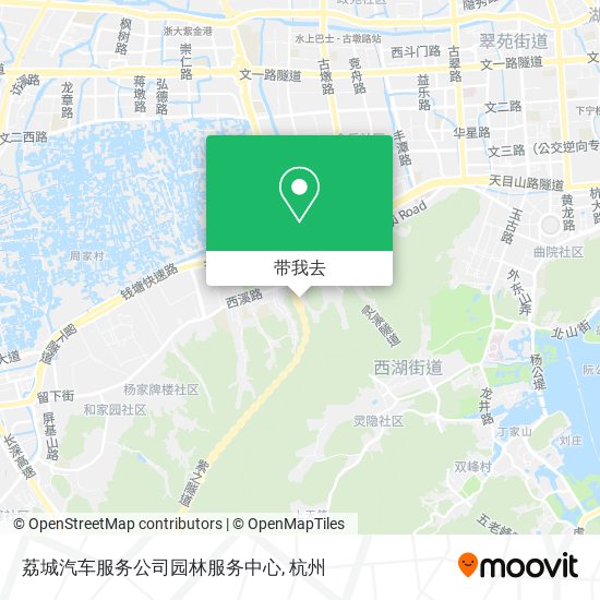 荔城汽车服务公司园林服务中心地图