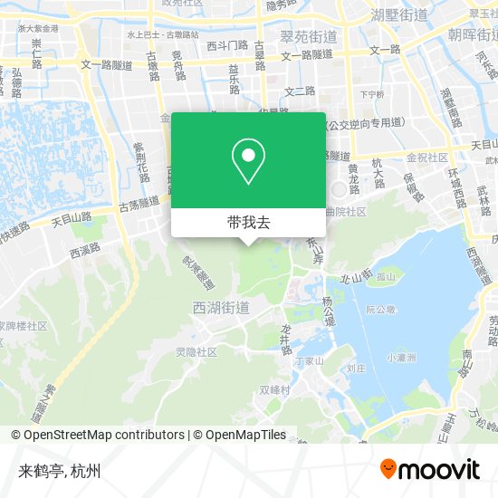 来鹤亭地图