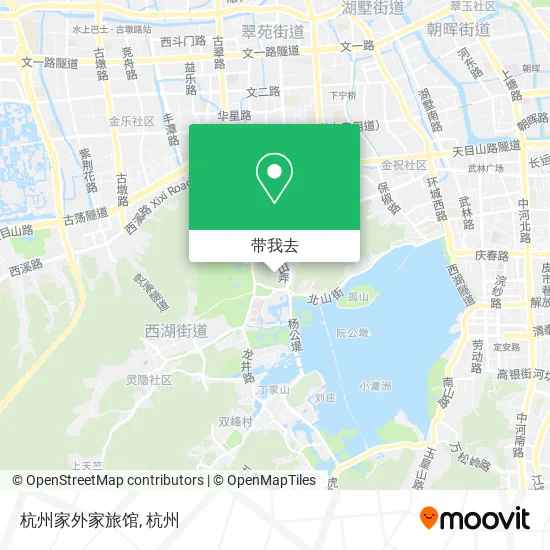 杭州家外家旅馆地图