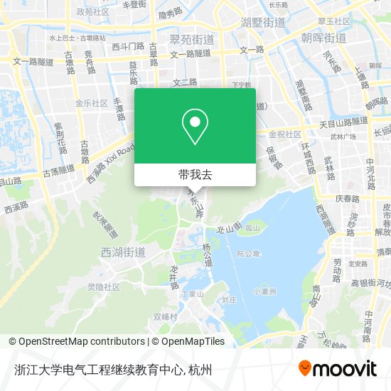 浙江大学电气工程继续教育中心地图