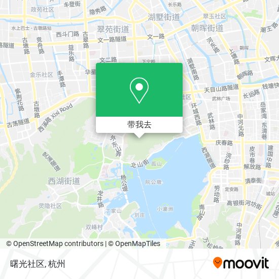 曙光社区地图