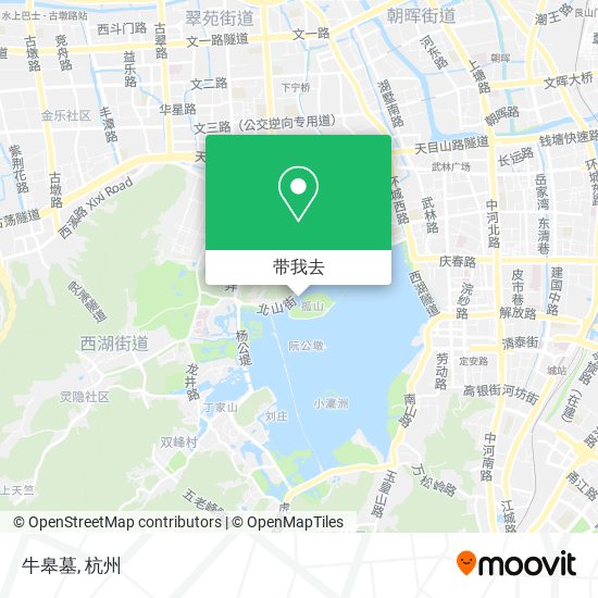 牛皋墓地图