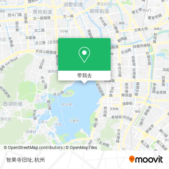 智果寺旧址地图