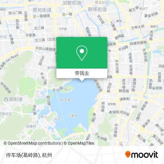 停车场(葛岭路)地图