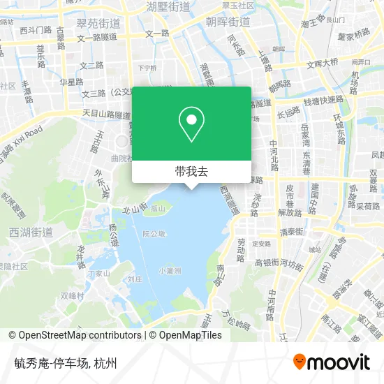 毓秀庵-停车场地图