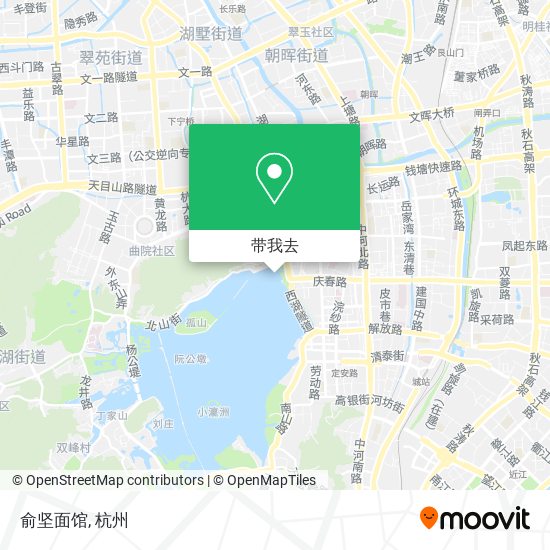 俞坚面馆地图