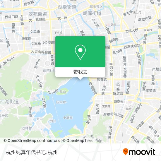 杭州纯真年代书吧地图