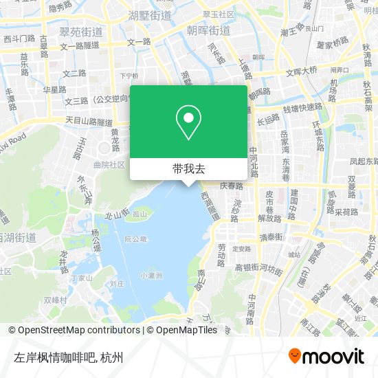 左岸枫情咖啡吧地图
