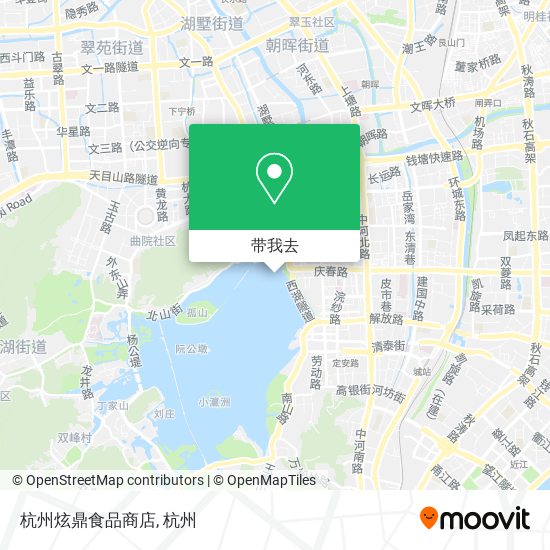 杭州炫鼎食品商店地图