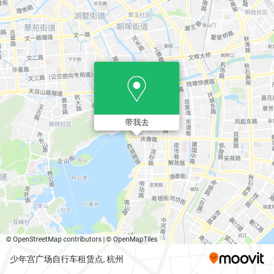 少年宫广场自行车租赁点地图
