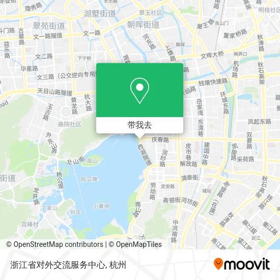 浙江省对外交流服务中心地图