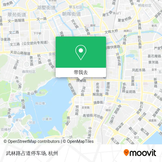 武林路占道停车场地图