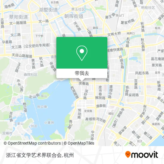 浙江省文学艺术界联合会地图