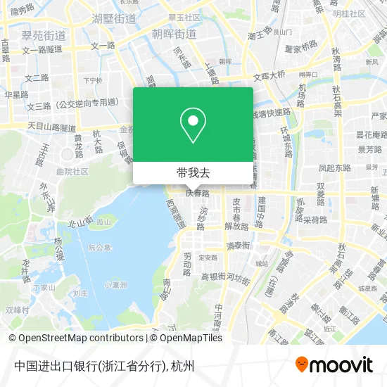 中国进出口银行(浙江省分行)地图