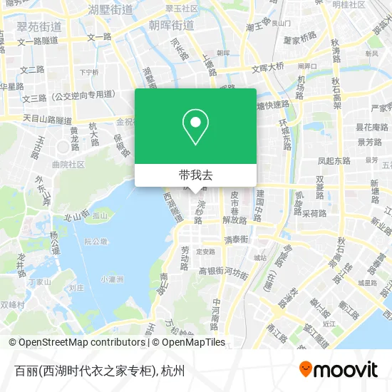 百丽(西湖时代衣之家专柜)地图