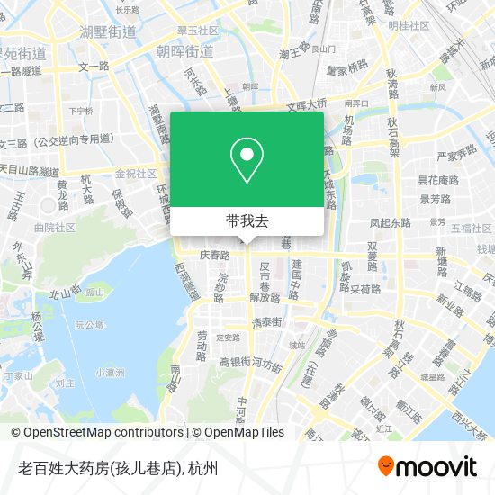老百姓大药房(孩儿巷店)地图