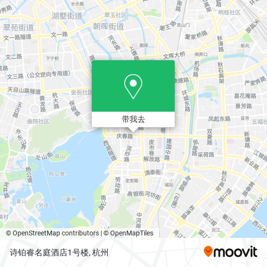 诗铂睿名庭酒店1号楼地图