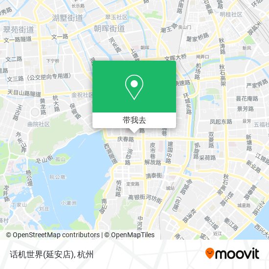 话机世界(延安店)地图