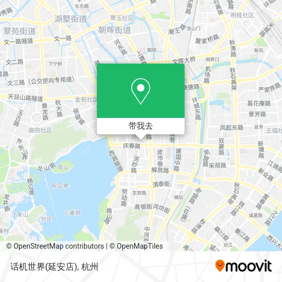 话机世界(延安店)地图