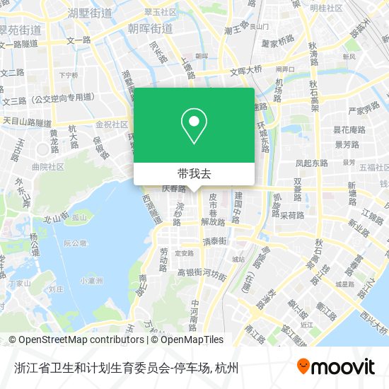 浙江省卫生和计划生育委员会-停车场地图