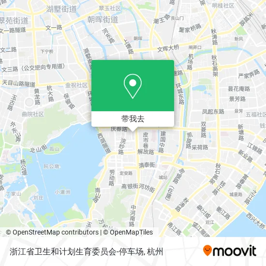 浙江省卫生和计划生育委员会-停车场地图
