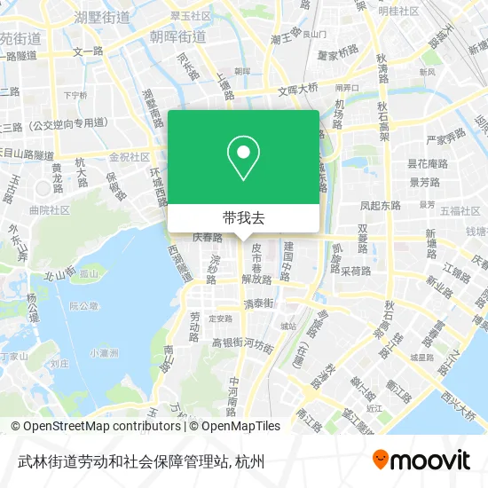 武林街道劳动和社会保障管理站地图