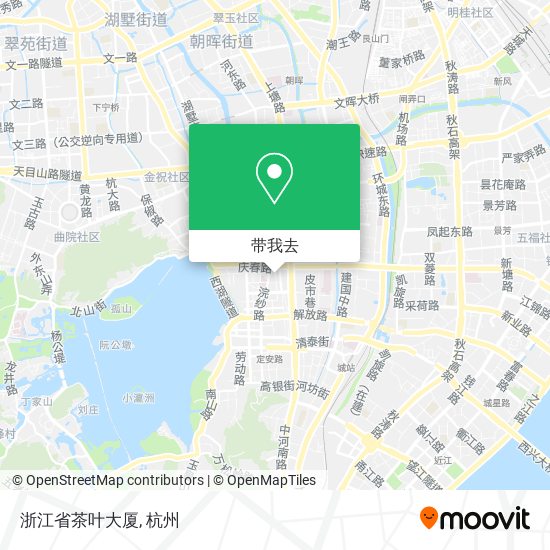 浙江省茶叶大厦地图