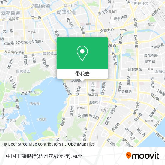 中国工商银行(杭州浣纱支行)地图