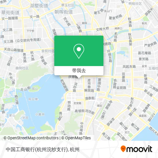 中国工商银行(杭州浣纱支行)地图