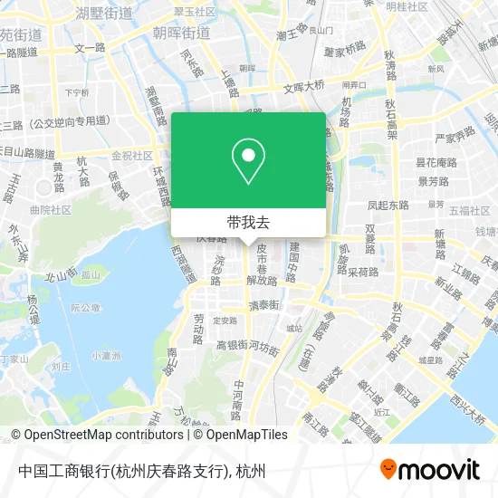 中国工商银行(杭州庆春路支行)地图