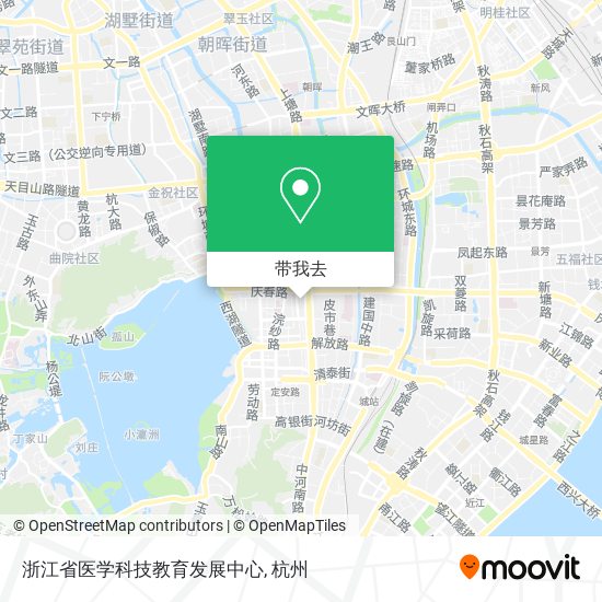 浙江省医学科技教育发展中心地图