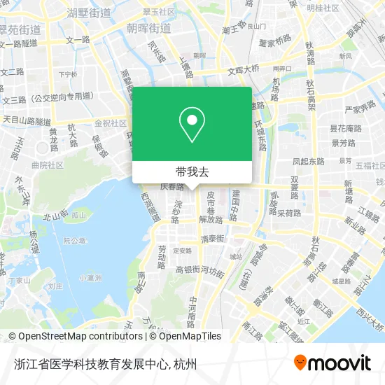 浙江省医学科技教育发展中心地图
