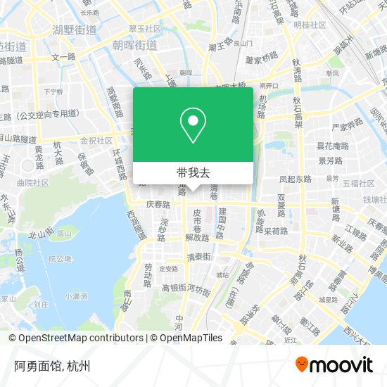 阿勇面馆地图