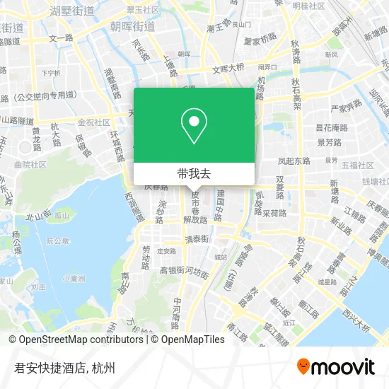 君安快捷酒店地图