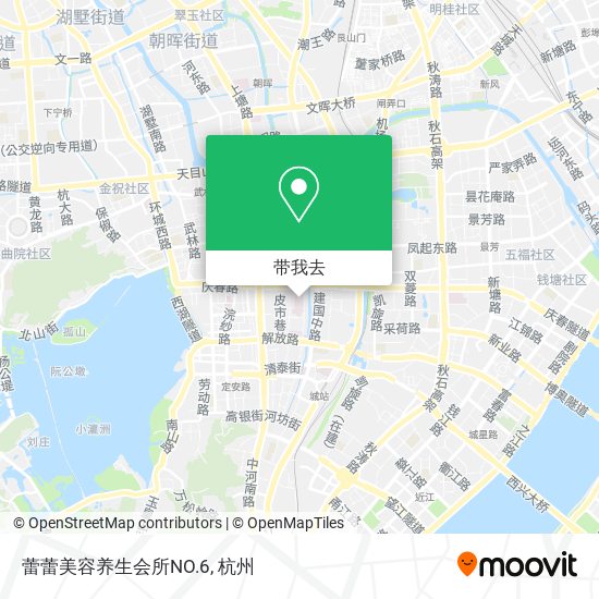 蕾蕾美容养生会所NO.6地图
